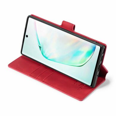 Чохол DG.MING Retro Style для Samsung Galaxy Note 10 (N970) - Red