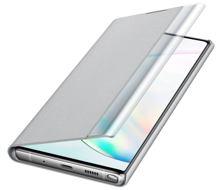 Чехол-книжка Clear View Cover для Samsung Galaxy Note 10+ (N975) EF-ZN975CSEGRU - Silver