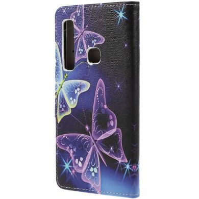 Чехол-книжка Deexe Color Wallet для Samsung Galaxy A9 2018 (A920) - Butterflies Pattern