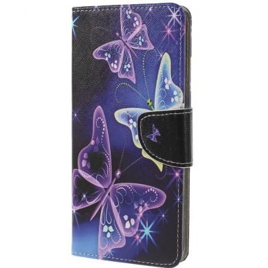 Чохол-книжка Deexe Color Wallet для Samsung Galaxy A9 2018 (A920), Butterflies Pattern