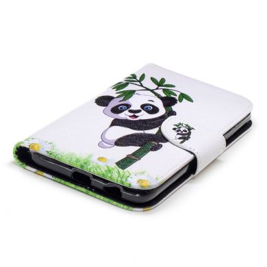 Чехол-книжка Deexe Color Wallet для Samsung Galaxy J4 2018 (J400) - Panda Pattern