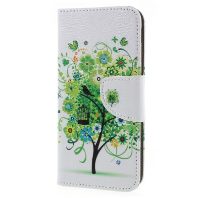 Чехол-книжка Deexe Color Wallet для Samsung Galaxy J6 2018 (J600) - Summer Tree