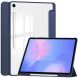 Чехол-книжка Deexe Crystal Back для Samsung Galaxy Tab S10 FE Plus - Dark Blue. Фото 1 из 8