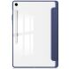 Чехол-книжка Deexe Crystal Back для Samsung Galaxy Tab S10 FE Plus - Dark Blue. Фото 2 из 8
