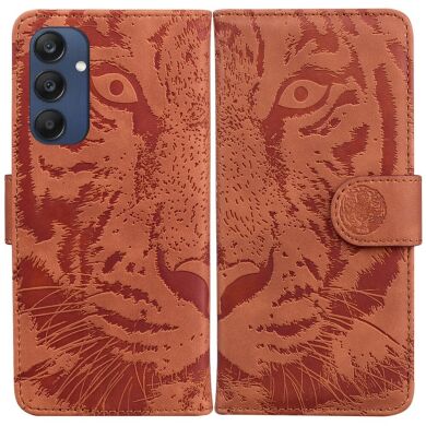 Чехол-книжка Deexe Tiger для Samsung Galaxy M35 (M356) - Brown