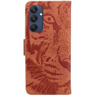 Чохол-книжка Deexe Tiger для Samsung Galaxy M35 (M356) - Brown