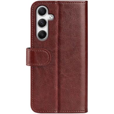 Чехол-книжка Deexe Wallet Style для Samsung Galaxy A35 (A356) - Brown