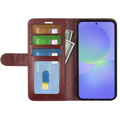 Чохол-книжка Deexe Wallet Style для Samsung Galaxy A37 (A376) - Brown