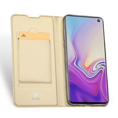 Чохол-книжка DUX DUCIS Skin Pro для Samsung Galaxy S10, Gold