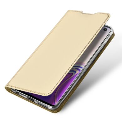 Чохол-книжка DUX DUCIS Skin Pro для Samsung Galaxy S10, Gold
