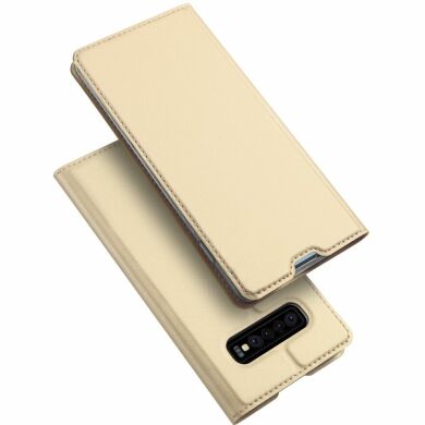 Чохол-книжка DUX DUCIS Skin Pro для Samsung Galaxy S10, Gold