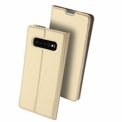 Чохол-книжка DUX DUCIS Skin Pro для Samsung Galaxy S10, Gold