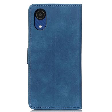 Чехол-книжка KHAZNEH Retro Wallet для Samsung Galaxy A03 Core (A032) - Blue