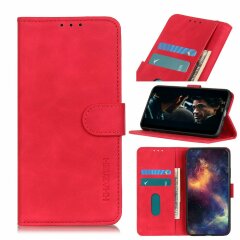 Чехол-книжка KHAZNEH Retro Wallet для Samsung Galaxy M31s (M317) - Red