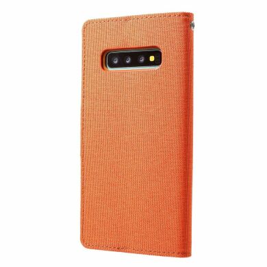 Чехол-книжка MERCURY Canvas Diary для Samsung Galaxy S10 Plus (G975) - Orange