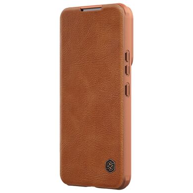 Чехол-книжка NILLKIN Qin Pro для Samsung Galaxy S22 - Brown