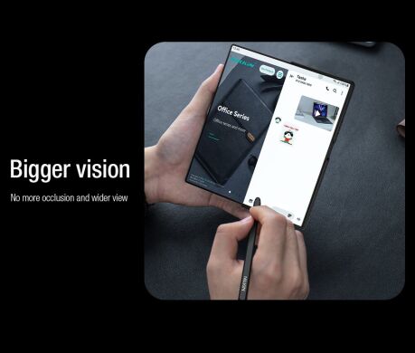 Чехол-книжка NILLKIN Qin Pro Series (FF) для Samsung Galaxy Fold 7 - Brown