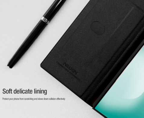 Чехол-книжка NILLKIN Qin Pro Series (FF) для Samsung Galaxy Fold 7 - Brown