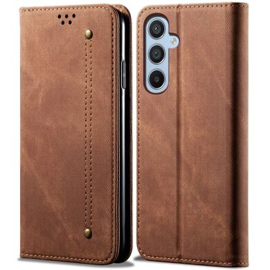 Чехол-книжка UniCase Jeans Wallet для Samsung Galaxy A16 (A165) - Coffee