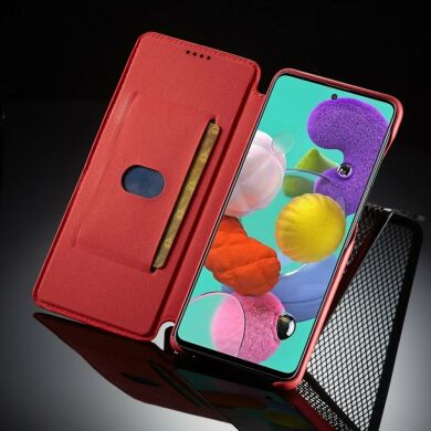 Чехол LC.IMEEKE Retro Style для Samsung Galaxy A71 (A715) - Red