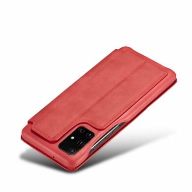 Чехол LC.IMEEKE Retro Style для Samsung Galaxy A71 (A715) - Red