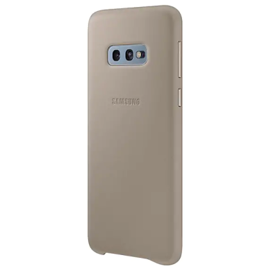 Чехол Leather Cover для Samsung Galaxy S10e (G970) EF-VG970LJEGRU - Gray