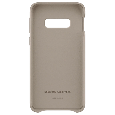 Чехол Leather Cover для Samsung Galaxy S10e (G970) EF-VG970LJEGRU - Gray