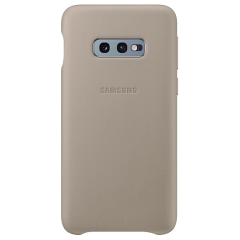 Чехол Leather Cover для Samsung Galaxy S10e (G970) EF-VG970LJEGRU - Gray