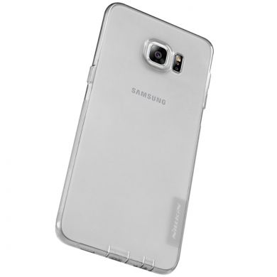 Силіконова накладка NILLKIN Nature TPU для Samsung Galaxy S6 edge+ (G928), Сріблястий