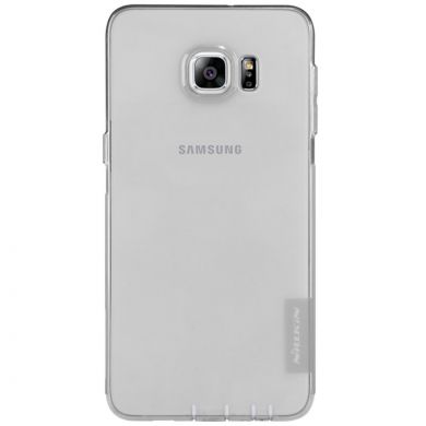 Силіконова накладка NILLKIN Nature TPU для Samsung Galaxy S6 edge+ (G928), Сріблястий