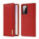 Кожаный чехол DUX DUCIS Wish Series для Samsung Galaxy Note 20 Ultra (N985) - Red. Фото 1 из 22