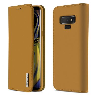 Кожаный чехол DUX DUCIS Wish Series для Samsung Galaxy Note 9 (N960) - Khaki