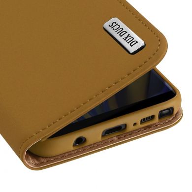 Кожаный чехол DUX DUCIS Wish Series для Samsung Galaxy Note 9 (N960) - Khaki