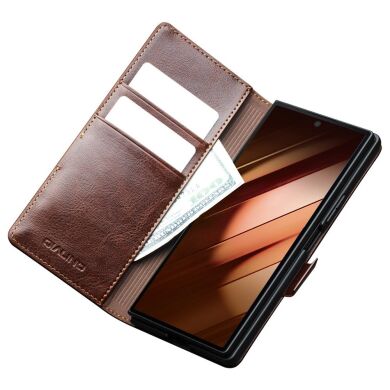 Шкіряний чохол QIALINO Classic Case (FF) для Samsung Galaxy Fold 7 - Brown