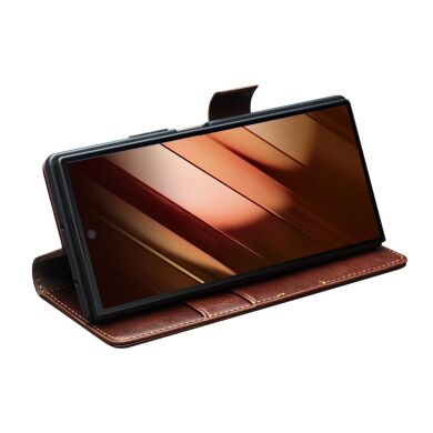 Шкіряний чохол QIALINO Classic Case (FF) для Samsung Galaxy Fold 7 - Brown
