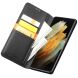 Кожаный чехол QIALINO Wallet Case для Samsung Galaxy S21 Ultra (G998) - Black. Фото 2 из 12