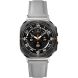 Кожаный ремешок Deexe Genuine Leather для Samsung Galaxy Watch Ultra (47mm) / Ultra (2025) - Grey. Фото 2 из 4