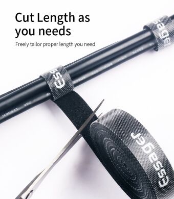 Органайзер для кабеля ESSAGER Strap Cable (0.5m) - Black