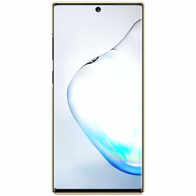 Пластиковий чохол NILLKIN Frosted Shield для Samsung Galaxy Note 10+ (N975) - Gold