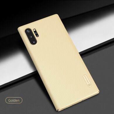 Пластиковий чохол NILLKIN Frosted Shield для Samsung Galaxy Note 10+ (N975) - Gold