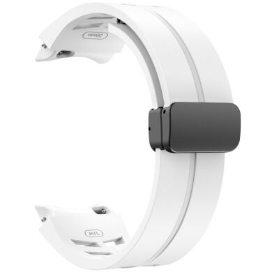 Ремешок Deexe Aurora Strap для Samsung Galaxy Watch 4 / 4 Classic / 5 / 5 Pro / 6 / 6 Classic / 7 / FE - White