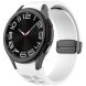 Ремешок Deexe Aurora Strap для Samsung Galaxy Watch 4 / 4 Classic / 5 / 5 Pro / 6 / 6 Classic / 7 / FE - White. Фото 2 из 8