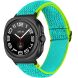 Ремешок Deexe Braided Strap для Samsung Galaxy Watch 8 (40/44mm) / 8 Classic / Ultra (2025) - Yellow / Green. Фото 2 из 6