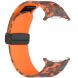 Ремешок Deexe Camouflage Pattern для Samsung Galaxy Watch Ultra (47mm) - Orange. Фото 3 из 6