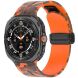 Ремешок Deexe Camouflage Pattern для Samsung Galaxy Watch Ultra (47mm) - Orange. Фото 4 из 6