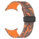 Ремешок Deexe Camouflage Pattern для Samsung Galaxy Watch Ultra (47mm) - Orange. Фото 2 из 6