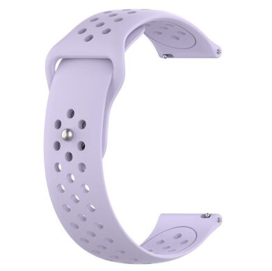 Ремешок Deexe Holes Strap для Samsung Galaxy Gear S3 - Light Purple