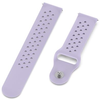 Ремінець Deexe Holes Strap для Samsung Galaxy Gear S3 - Light Purple