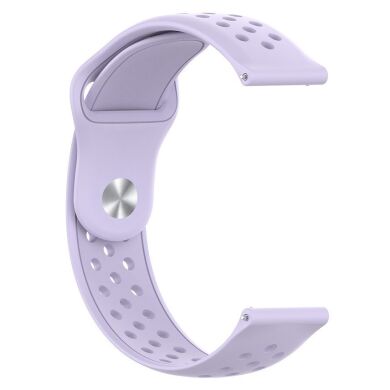 Ремешок Deexe Holes Strap для Samsung Galaxy Gear S3 - Light Purple