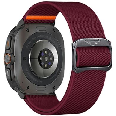 Ремешок Deexe Orbit Flex для Samsung Galaxy Watch Ultra (47mm) - Wine Red